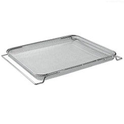 Stainless Steel Grill Basket Air Fryer Tray Wire Rack Non-stick Oven Mesh Basket R9UD