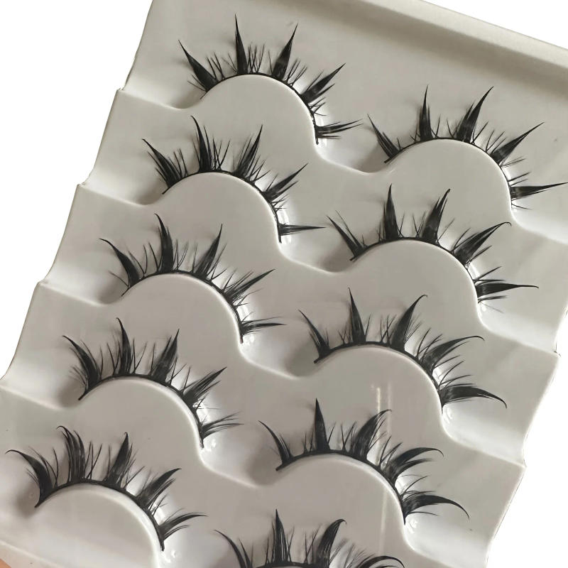 Description Picture 4 of item5 pairs of comic eye false eyelashes, pure desire little devil eye eyelashes COS enlarged double eye false eyelashes 5MH-5