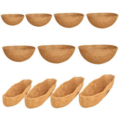 1PCS Round Hanging Basket Coco Liner Coconut Fiber Replacement Flower Basket  Garden Supplies Basket Liners