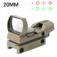 for 20mm Rail(Tan)