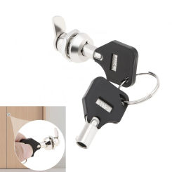 Mini Tubular Cam Cabinet Door Lock for Home Important Items Security Cylinder Door / Mailbox / Telephone with 2 Keys
