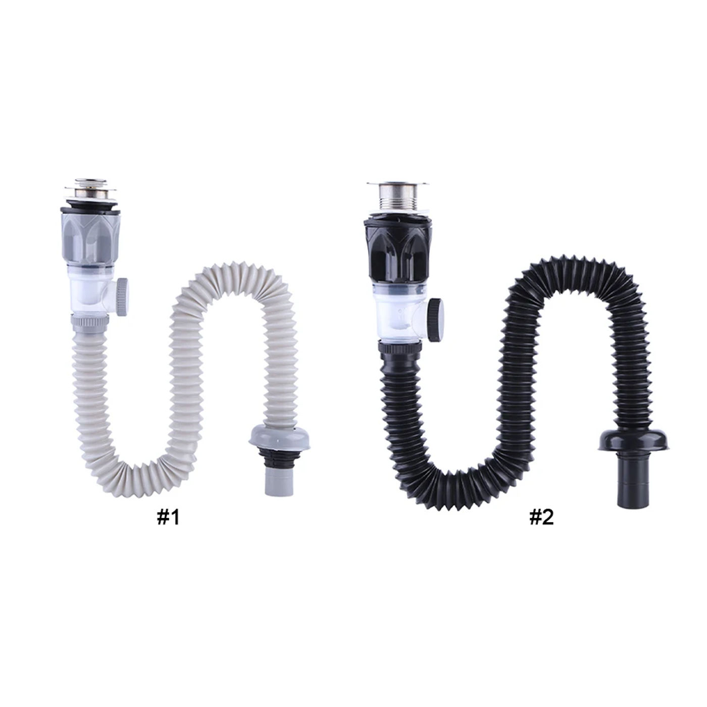 Description Picture 5 of itemUniversal Sink Drain Pipe Set Retractable Deodorant Sewer Drainage Water Hose Wash Basin Drainer Bathroom Kitchen Accessories