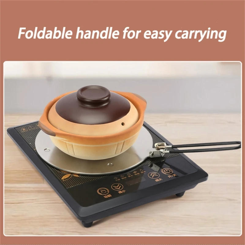 Description Picture 4 of itemHeat Distributor Plate Induction Adapter Heat Transfer Plate Stove Stove Heat Diffuser Disk for Gas and Electric Stove