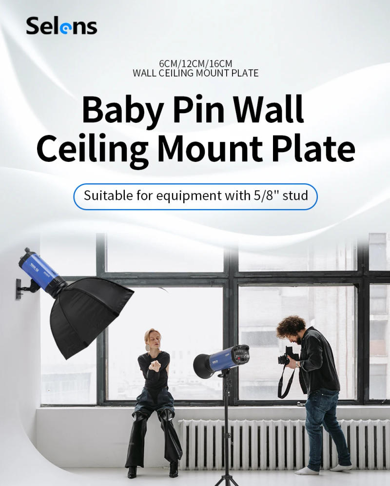 Description Picture 2 of itemMeking Photo Studio Lighting Wall holder Mini Light Stand Baby Plate 6cm M11-027A flash Accessories