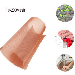 99.9% coppers Woven Wire 10-200Mesh Shielding Fabric Filter Coppers Screen Dry Sift Screens Signal Screen Coppers mesh