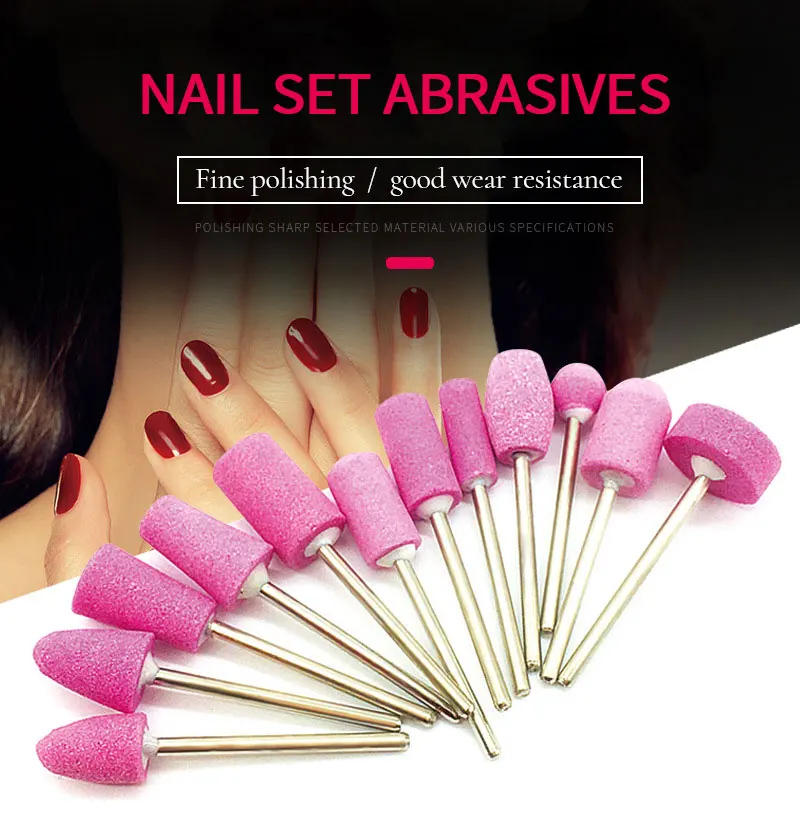 Description Picture 2 of itemLULAA Nail Drill Bits Grinding Head Gel Nail Drill Milling Cutter Manicure Set Nail Electric Grinding Machine Accessories