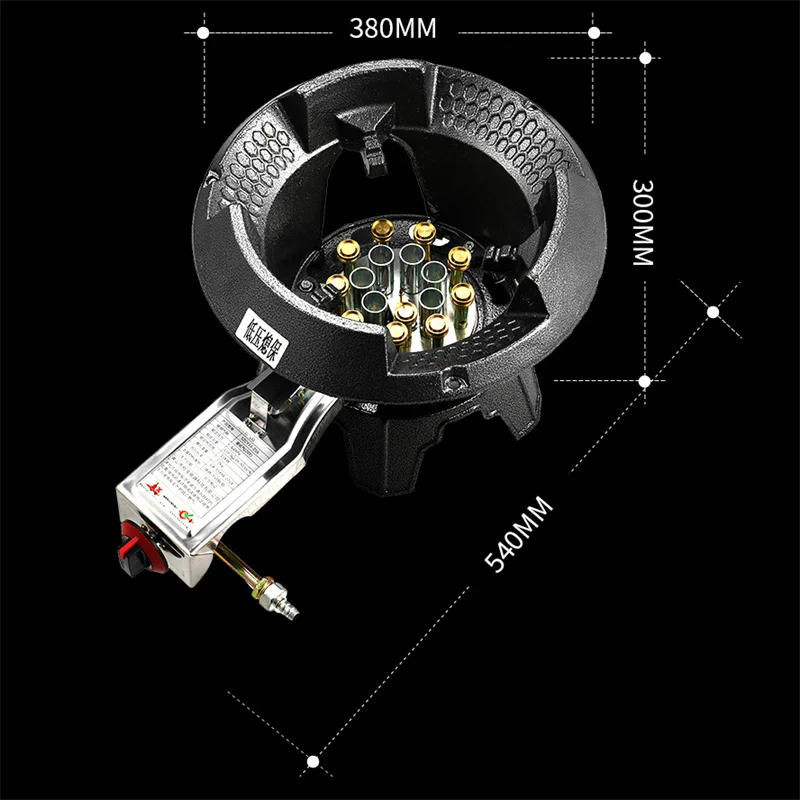 Description Picture 3 of itemLow-pressure Fierce Fire Stove Commercial Single Stove with Flameout Protection Hotel Energy-saving Cooktop Liquefied Gas Cooker