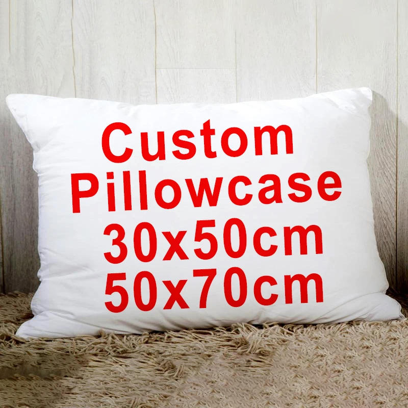 Description Picture 2 of itemCustom Cushion Cover With Your Wedding Pictures Text Logo Images 18" Personalized Pillow Case For Sofa Bed Chair 30x50cm 50x70cm