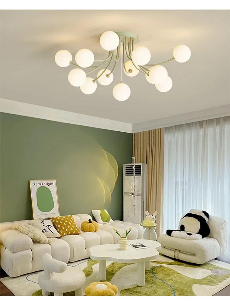 Description Picture 4 of itemCreative Ceiling Lamp Modern Romantic LED Chandelier Lighting for Bedroom Living Room Kitchens Chandelier Home Decor Indoor Lamp