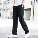 Big Size Men's Cargo Pants New Spring Summer Trousers Straight Leg Work Pant Men Casual Loose Cotton Overalls Side Multi Pockets