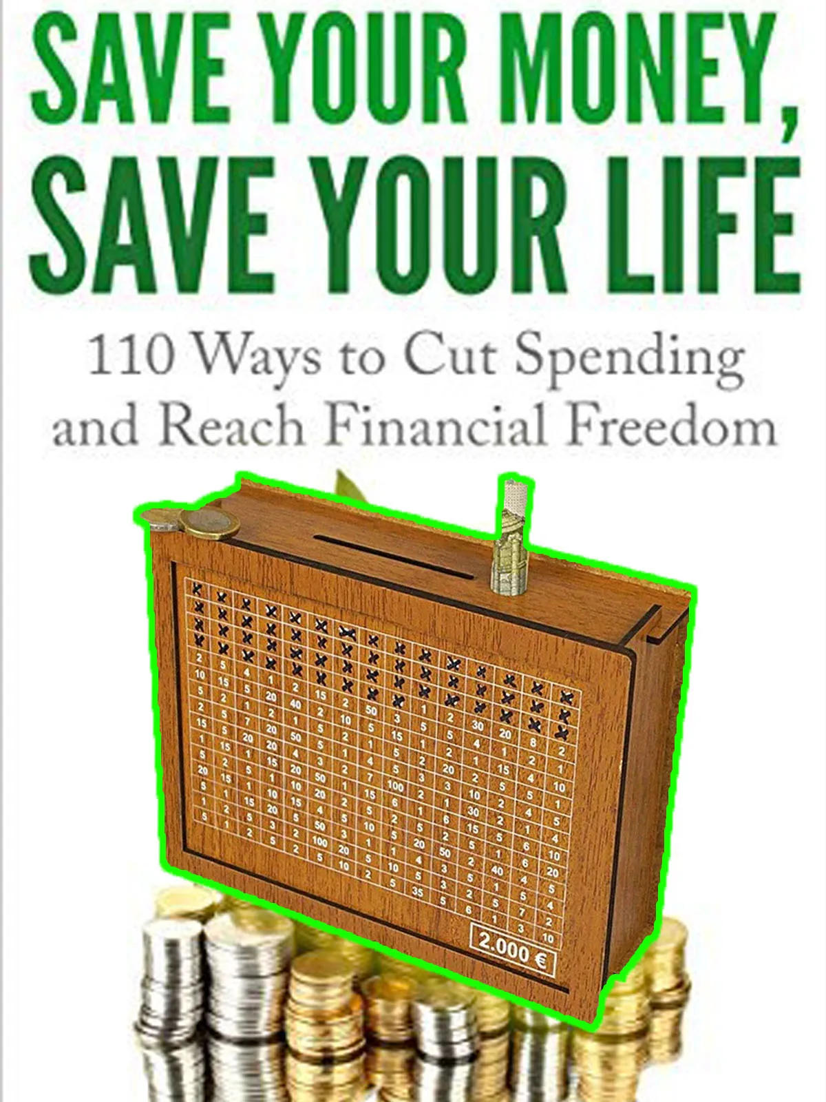 Description Picture 2 of itemMoney Box with Counter Money Saving Box Cash Vault Retro Style Wooden Piggy Bank Handmade Saving Money Goal for Child Adult