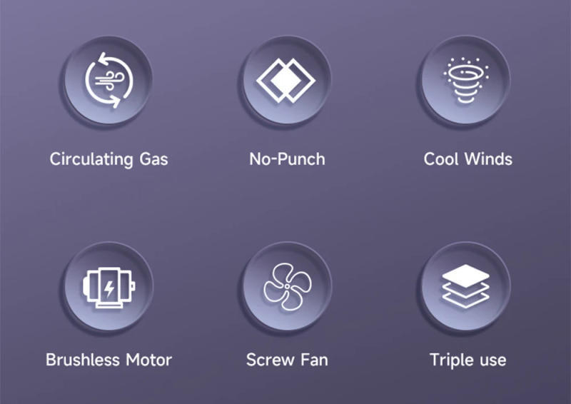 Description Picture 3 of itemPortable Electric Fan Wireless Portable Air Circulator Fan 2400mAh Rechargeable Desktop Wall Quiet Ceiling Fan Air Cooling Fan