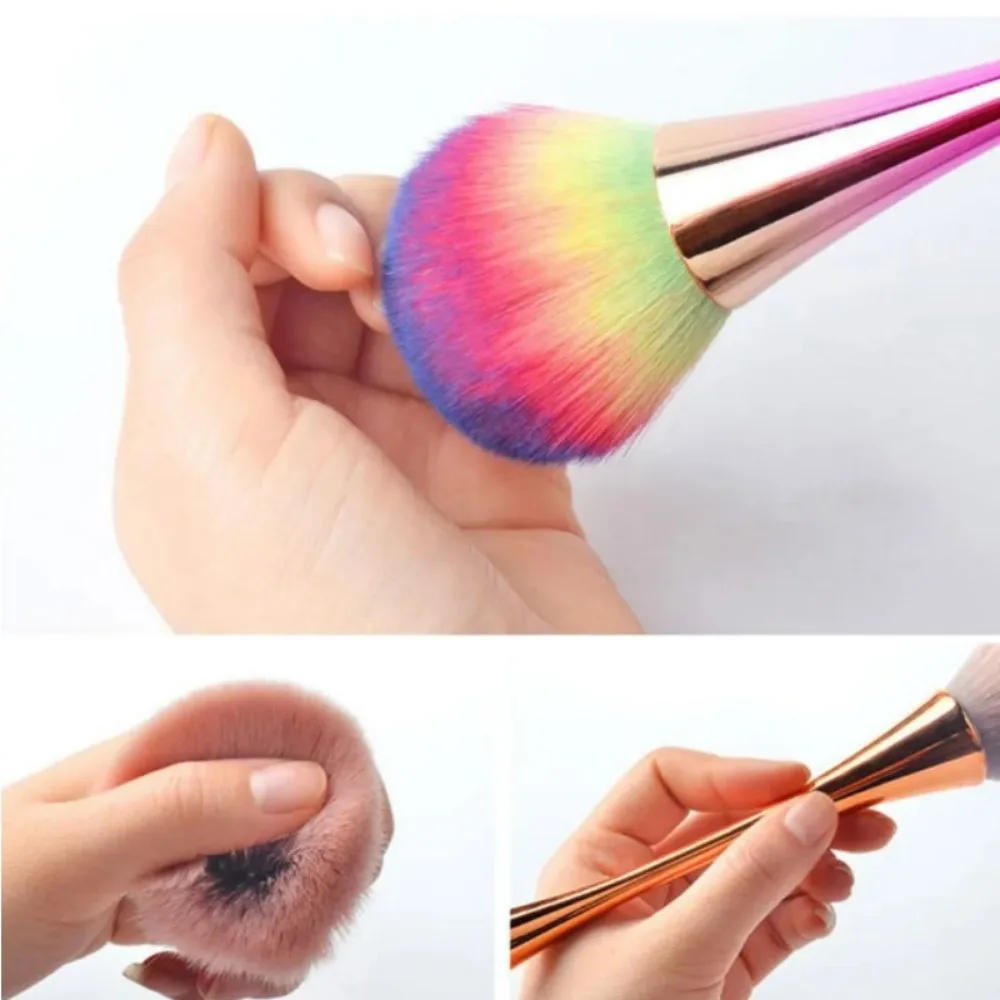 Description Picture 3 of itemNail Dust Remove Clean Brush Manicure Beauty Brush Blush Powder Nylon Brushes Fashion Gel Nail Accessory Design Material Tool