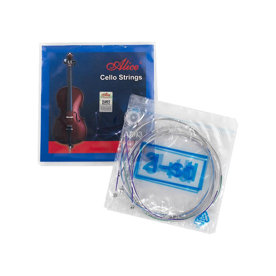 Description Picture 6 of itemAlice A803 Cello Strings Steel Core Alloy Winding 1 Set for 1/10,1/8,1/4,1/2,3/4,4/4 Cellos Practice Using Cello Strings