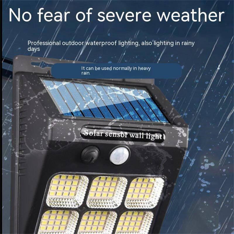 Description Picture 5 of itemLED COB Solar Light Outdoor 4PCS Solar Wall Lamp Human Body Sensor 3 Mode Waterproof Garden Decor Street Light Sunlight Powered
