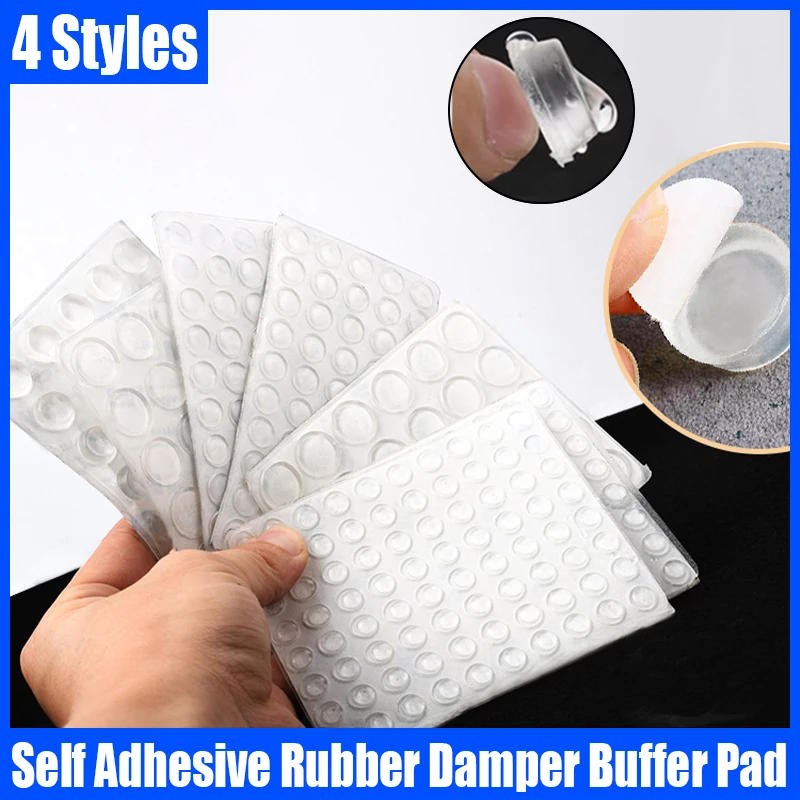 Description Picture 2 of item30-80PCS Self Adhesive Door Stopper Rubber Damper Buffer Pads Cabinet Bumpers Silicone Furniture Pad Cushion Protective Pad