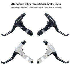 1 Pair Super Iight TOOPRE Aluminum Alloy Mountain Bike Brake Lever With Bell V-Brake Bicycle Parts