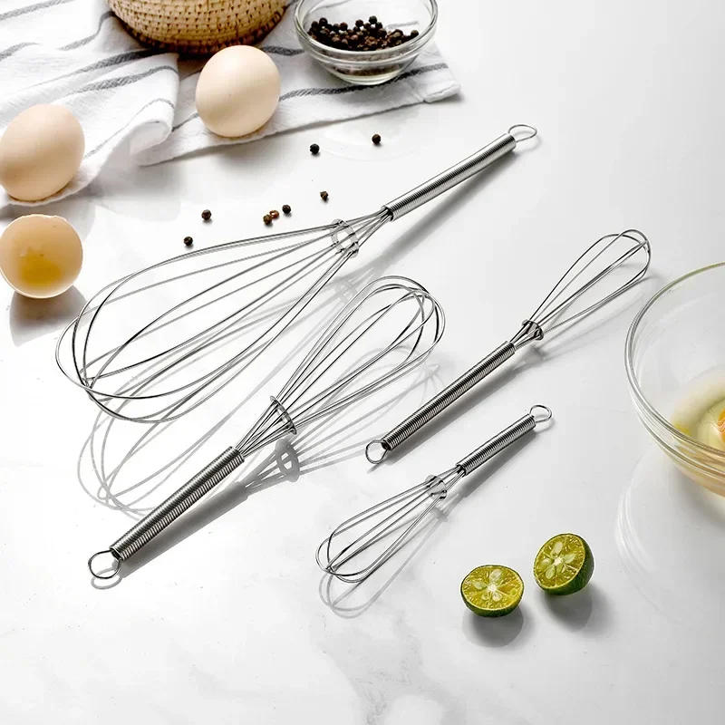 Description Picture 5 of itemMultifunctional Mini  Rotary Manual Egg Beater Mixer Kitchen Egg Whisk Bake Tool Egg Agitator Stainless Steel Eco-Friendly New