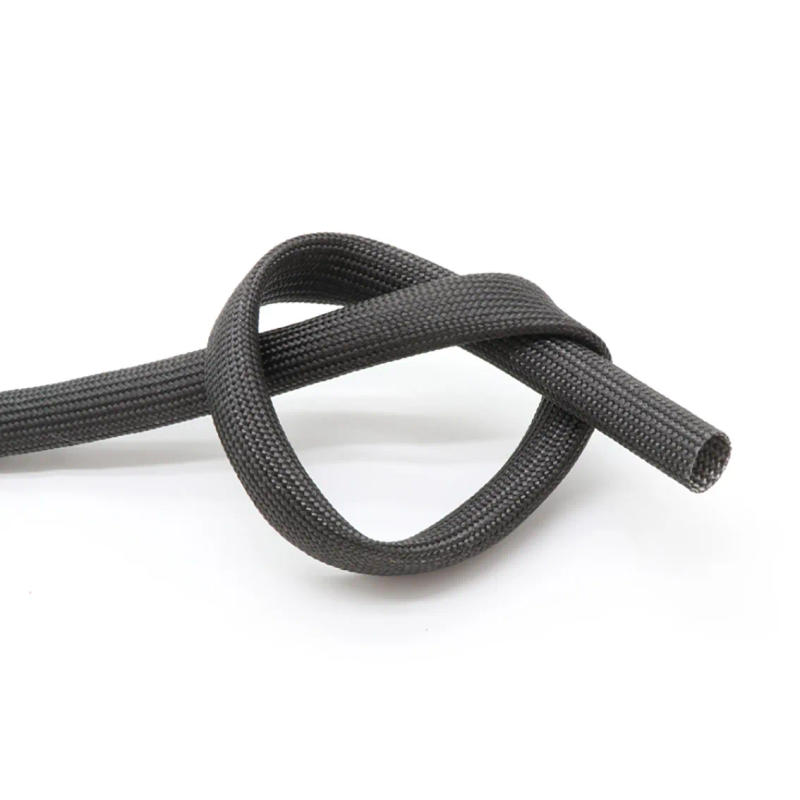 Description Picture 3 of item1/2/5M Black/White 600℃ High Temperature Braided Soft Fiber Tubing Insulation Cable Sleeving Fiberglass Tube Dia 1-50mm