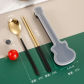 2pcs Gold Black