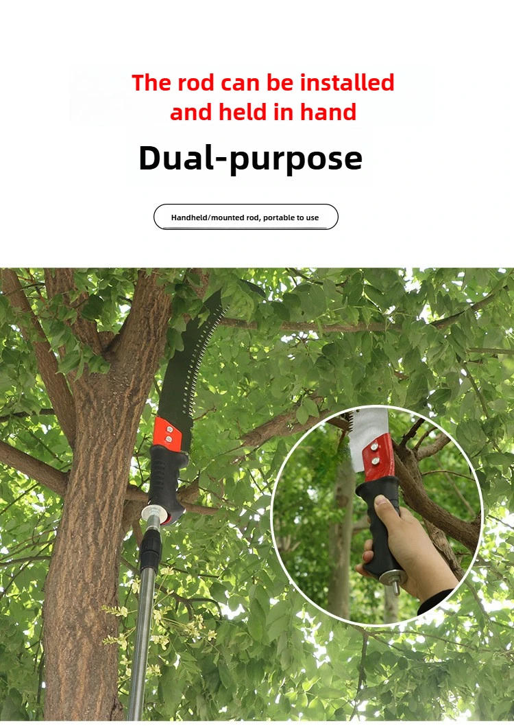 Description Picture 3 of itemStainless Steel Tree Sawing Machine Garden Extension Telescopic Pole Multi-functional Fruit Tree Branch Saw Garden Hand Tools