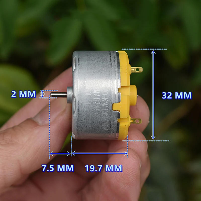 Description Picture 2 of itemS.M.C RC500-KN/13500 Micro 500 Motor DC 6V-12V 5400RPM Mini 32mm Diameter Round Motor DIY Home Sweeper Robot Fragrance Machine