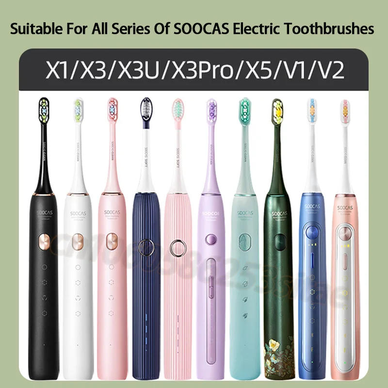 Description Picture 6 of itemFor SOOCAS D2/D3/V1/V2/X3/X5 Electric Toothbrush Replacement Toothbrush Head Soft Dupont No Copper X3pro Replacement Brush Heads