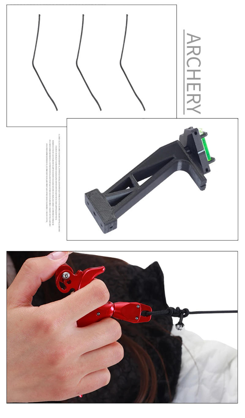 Description Picture 3 of itemArchery Compound Bow Release Trainer Posture Correction Equipment spreaders with Horizontal Bubble