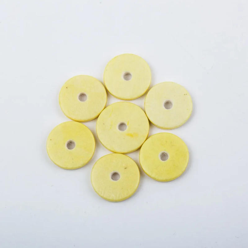 Description Picture 5 of item16 Pack Flute Leather Pads 13X9X1cm Yellow For Flute Music Woodwind Pads Repair Accessory Leather Part Musical Instruments
