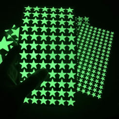 New Luminous Wall Decals Glowing Stickers Wall Stickers for Kids Rooms Dots Stars Ceiling Wall Decals Glow In The Dark