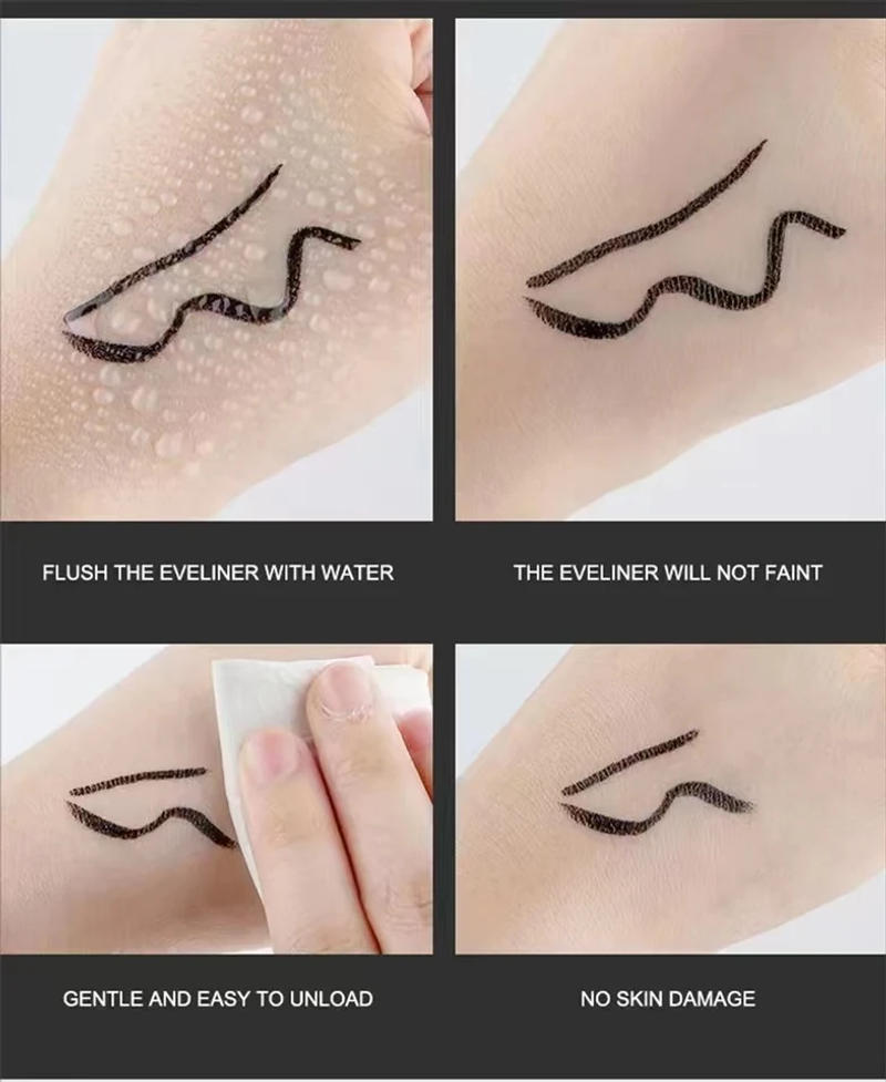 Description Picture 4 of itemP.TWO.P Stamp Eyeliner Pencil 1 Pcs Double-ended Waterproof Quick Drying Long-Lasting Liquid Eyeliner Makeup Eyes Cosmetics Tool