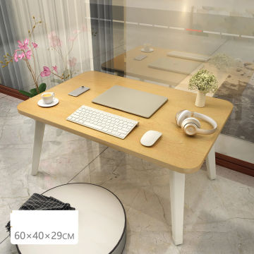 Heighten Laptop Computer Desk Bed with Adjustable Lazy Table Folding Small Table Desk Student Writing Table
