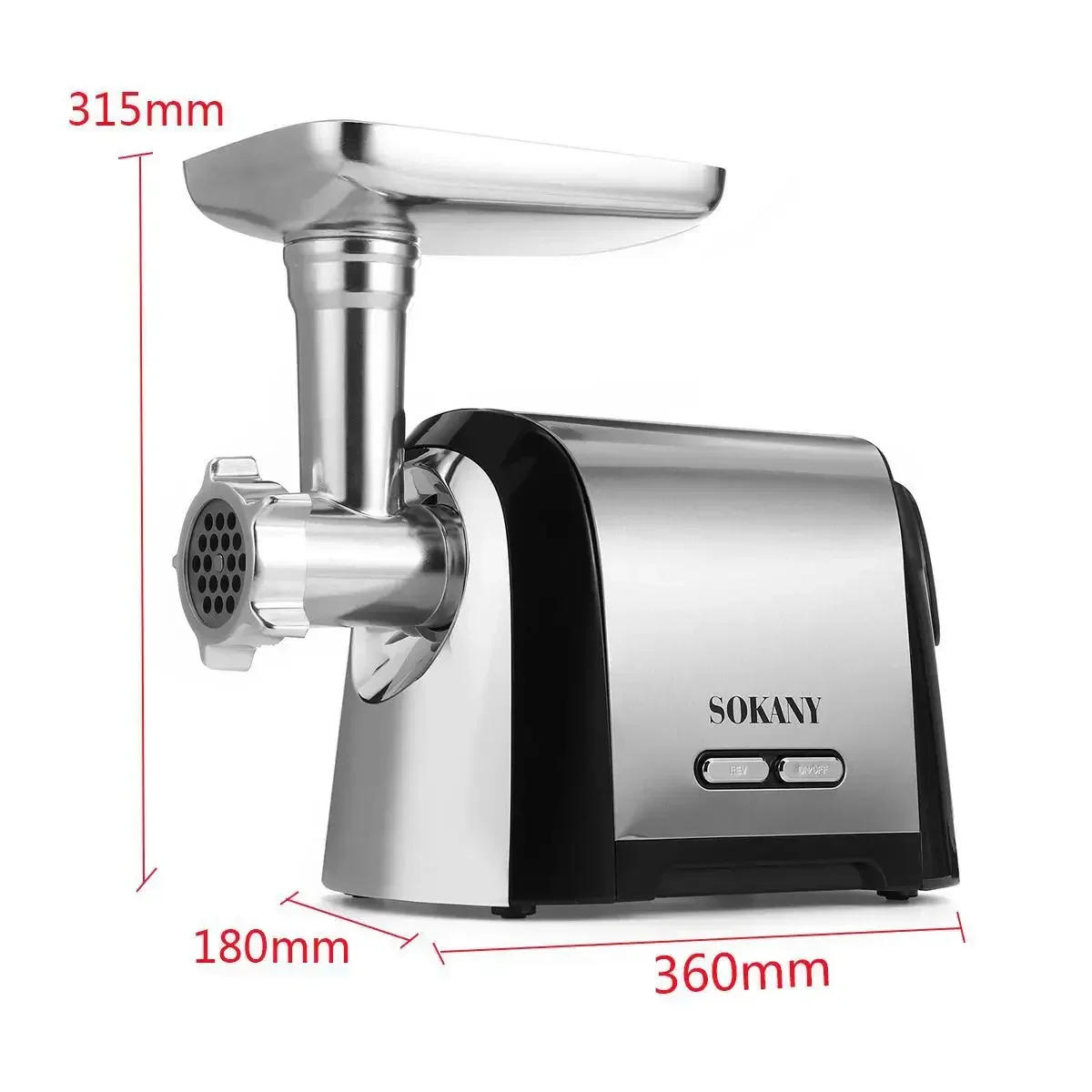 Description Picture 6 of itemElectric Meat Grinder, Heavy Duty Meat Mincer, Sausage Stuffer Maker,Stainless Steel Cutting Blade 3200W Food Grinder Mixers