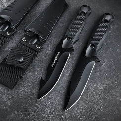 1PC Hunter Outdoor Fixed Blade Camping Rescue EDC Knife Hunting Self Defense Jungle Survival Multifunctional Straight Knives