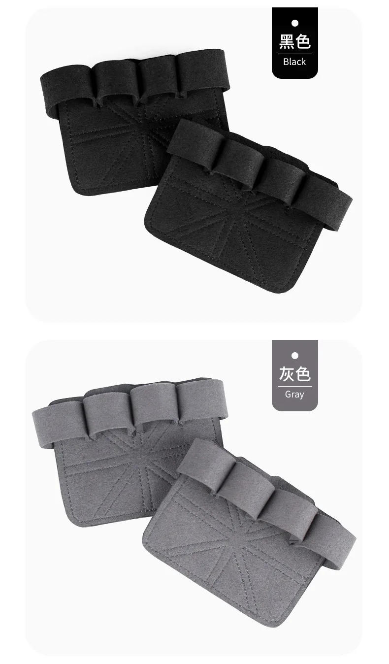 Description Picture 6 of itemLeather Weight Lifting Training Gloves Palm Protection Women Men Fitness Sports Gymnastics Grips Pull Ups Weightlifting Workout