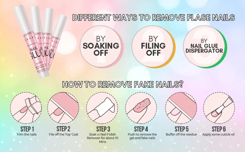 Description Picture 4 of itemMakartt Super Strong Nail Glue for Acrylic Nails Press On Nails Professional Nail Bond Nail Tips Glue for Stick On Nails