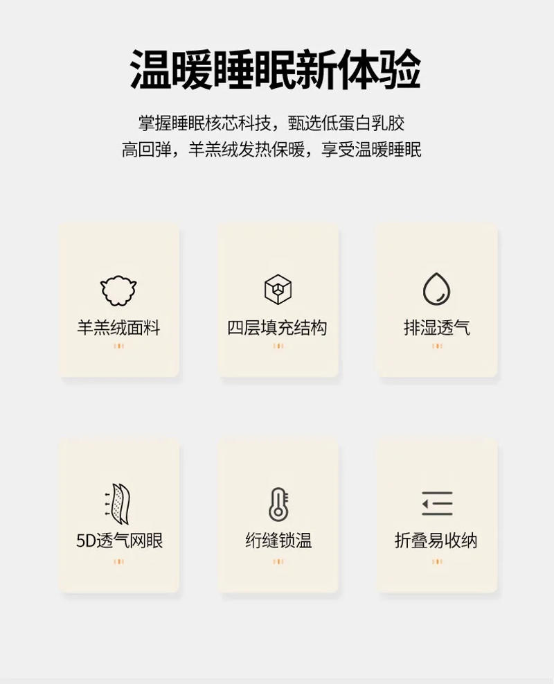 Description Picture 3 of itemCustom custom lamb wool children's mattress cushion thickened bedroom winter warm tatami patchwork bed