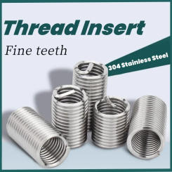 M6M8M10M12M14M16 304Stainless Steel Thread Insert Screw Bushing Thread Repair Protective Coiled Helical Sleeve Fine teeth Thread