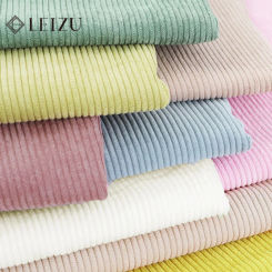 Pink Rib Corduroy Fabric Solid Color For Sewing  Shirts Hoodie Clothing Padded Corduroy Jackets Trousers Sofa Velvet Fabrics