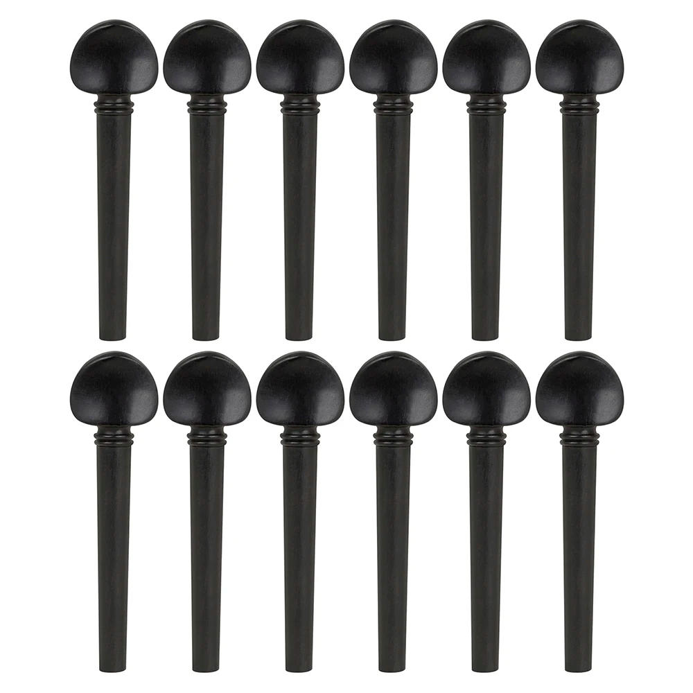 Description Picture 3 of item12 Pcs/Set Oud String Pegs Mahogany Ebony High Quality Oud Lute Tuning Shaft Replacement Parts Musical Instrument Accessories