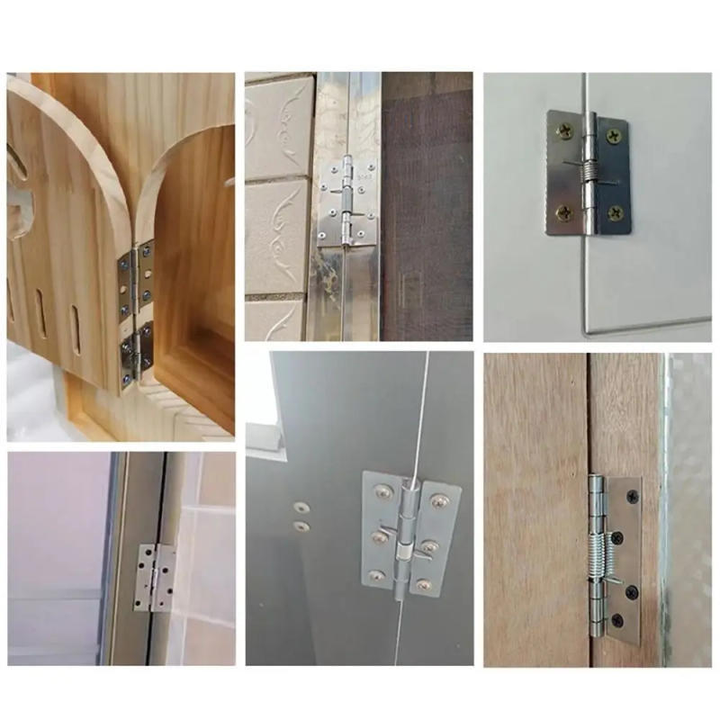 Description Picture 4 of itemFolding with Spring Hardware Door Hinges Cross Hinge Window Accessories Furniture Supplies