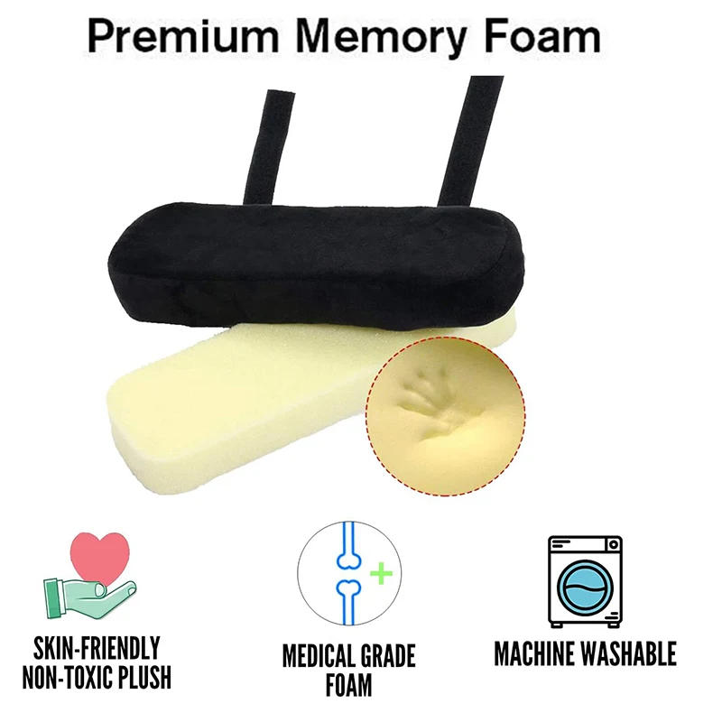 Description Picture 6 of item2PCS Soft Armrest Cushion PP Sponge Foam Home/Office Chair Arm Rest Covers Computer Gaming Elbow Cushion Removable Washable