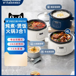 220V Mofei Electric Pressure Cooker, Small Multi-functional Rice Cooker Electric High-pressure Cooker