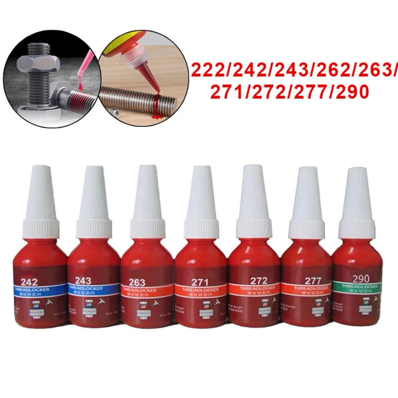 Description Picture 2 of item10ml Threadlocker 222/242/243/262/263/271/277/290 Thread Lock Agent Anaerobic Glue Sealer Sealing Glue Quickly Cured Thread Lock