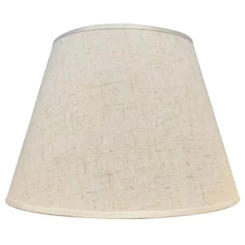 Table Lamp Lampshade Accessories E27 Linen Bedside Lamp Wall Lamp Floor Lamp Shade Cloth Lower Diameter 30cm White