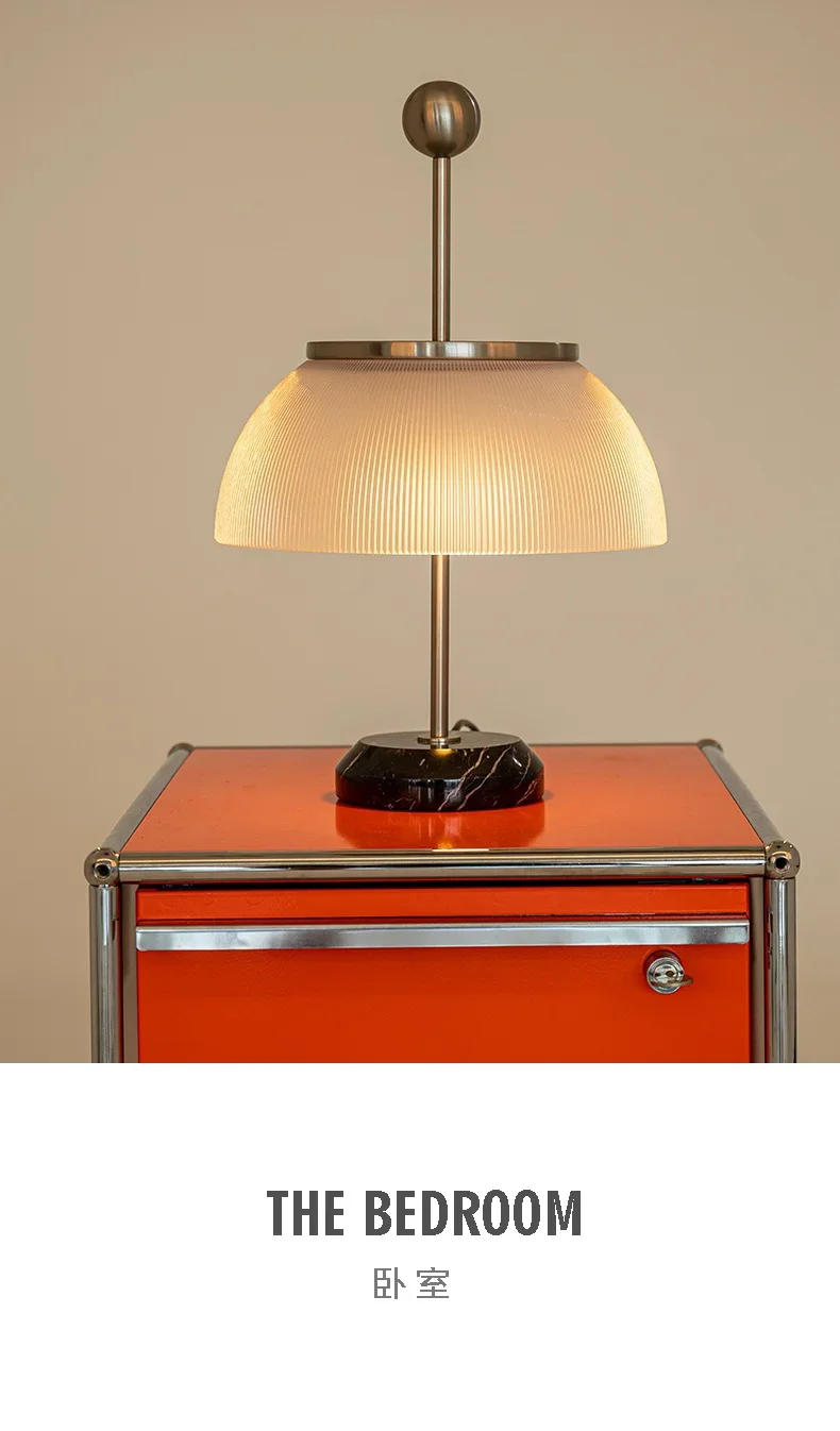 Description Picture 5 of itemItalian designer desk lamp living room bedroom bedside night light ins wind girl retro light luxury