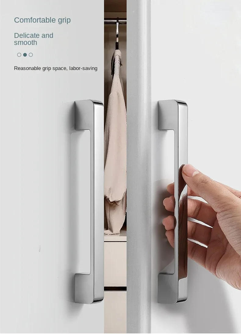 Description Picture 5 of item1PCS Aluminum Alloy Pearl Nickel Cabinet Handles Drawer Knobs Kitchen Cupboard Door Pulls Furniture Handle Hardware