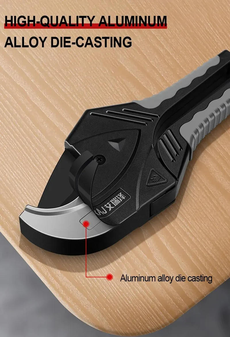 Description Picture 4 of itemAIRAJ 33mm Industrial Grade Pipe Cutter Scissors Cuts PVC/PU/PP/PE, Vinyl And Rubber Tubing And Pipes Manual Ratchet Scissors