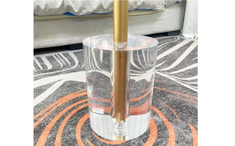 Description Picture 3 of itemAcrylic Coffee Table Portable Folding Square Dining Table Nordic Luxury Aesthetic Multifunction Room Living Bedroom Furniture