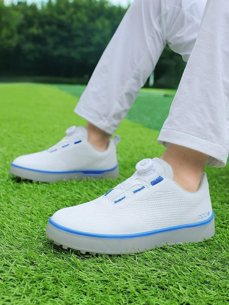 Description Picture 4 of itemMen Golf Shoes Professional Golf Shoes Luxury Golfers Wears Light Weight Walking Sneakers Male